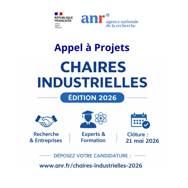 Appel à projets chaires industrielles